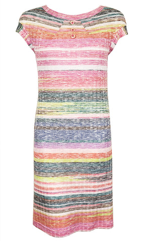 CASSANDRA Sunrise Stripe Dress