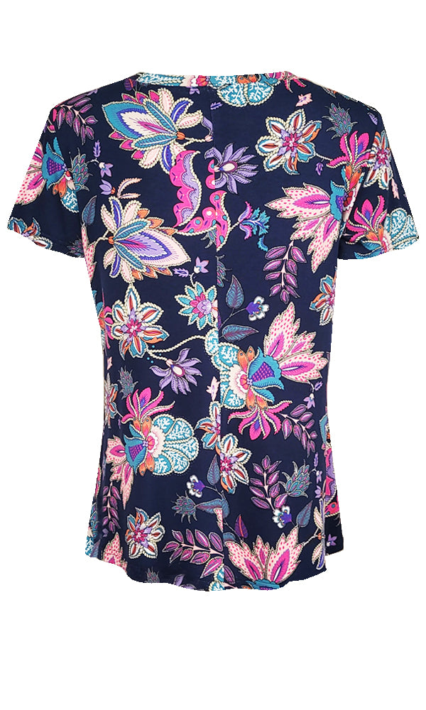 DAPHNE Paisley Punch Swing Top - FINAL SALE