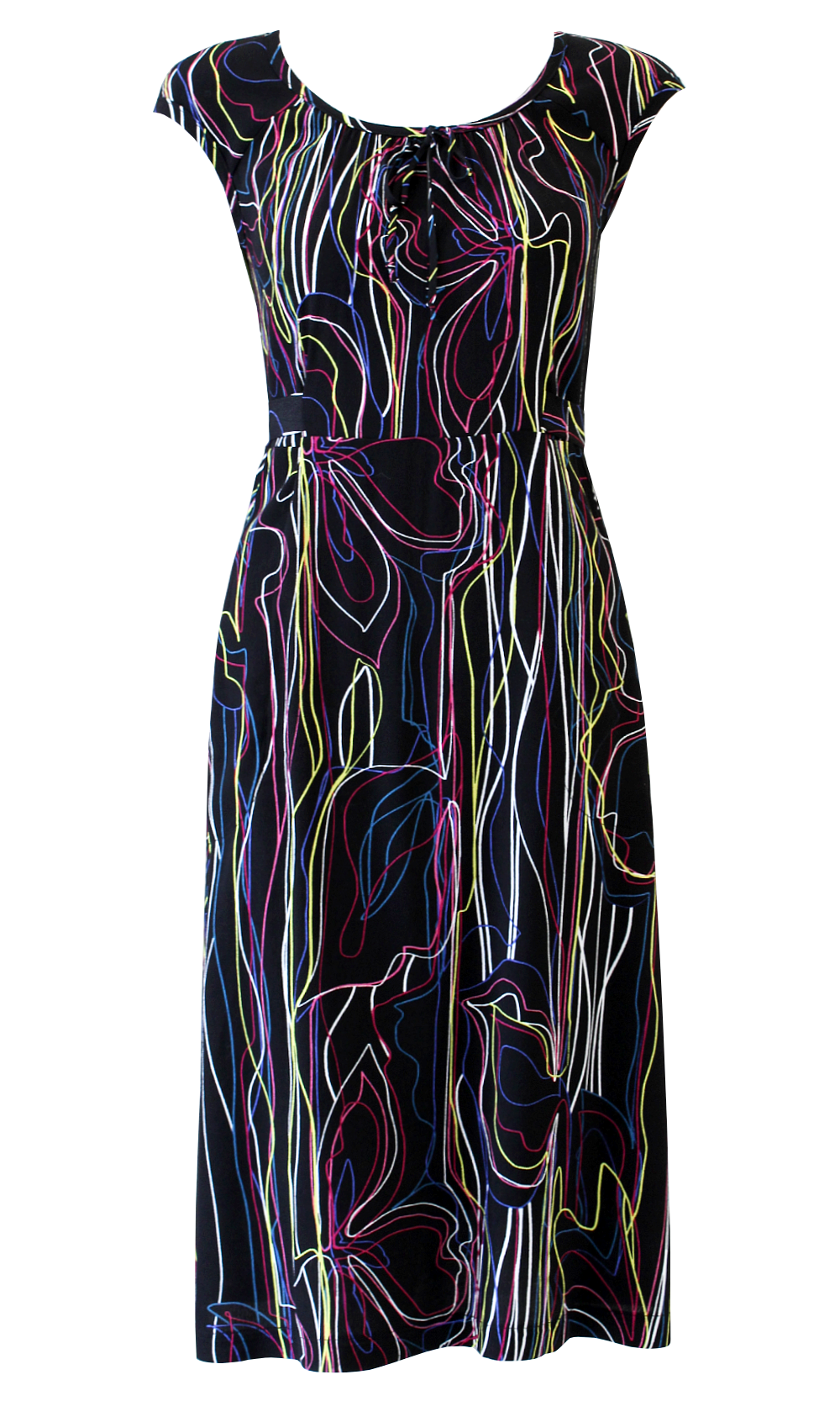 DELILAH Neon Lines Dress - FINAL SALE