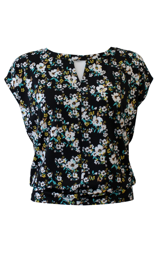 GEMMA Prairie Floral Slouch Tee (2 cols) - FINAL SALE